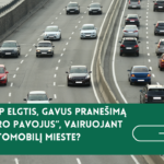 Ką daryti gavus perspėjimą apie oro pavojų vairuojant automobilį mieste
